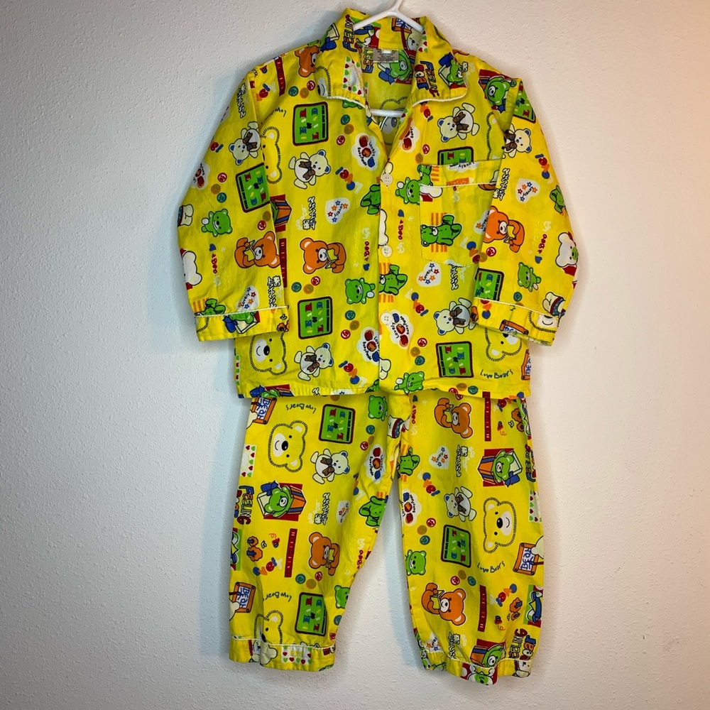 Green yellowish kids PJ size 2T-4T saint Patrick